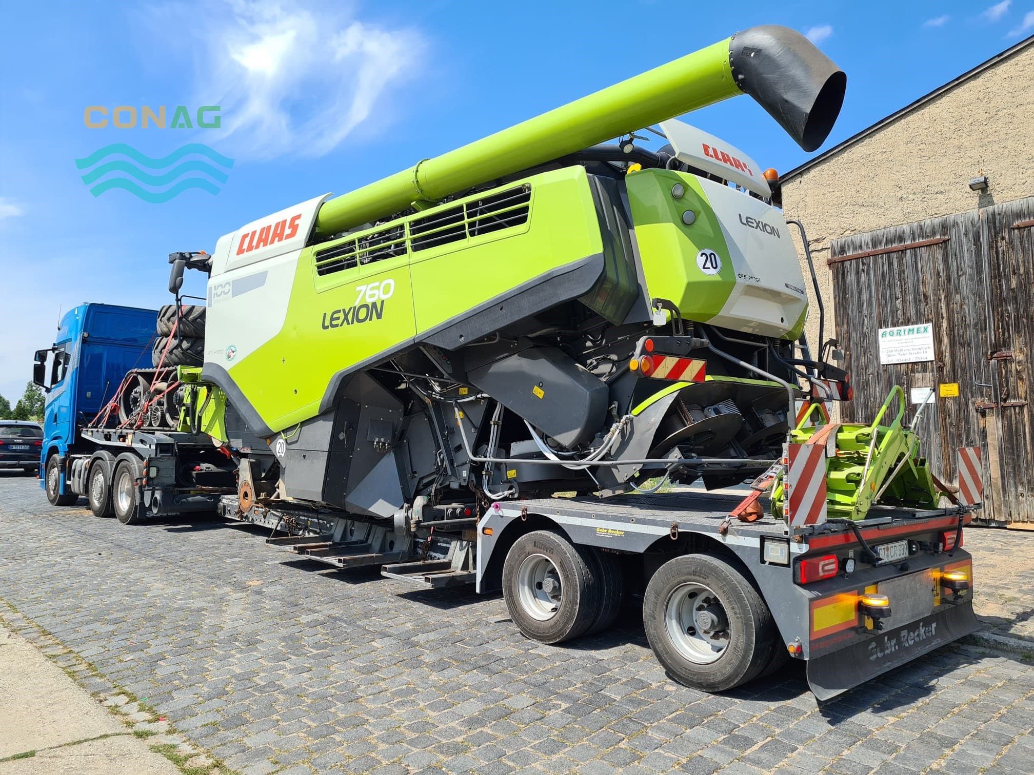 Combine Harvester Claas 760TT